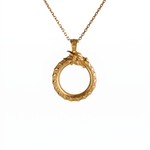 Ouroboros Dragon Eternal Cycle Necklace  Necklace  Charmora Jewelry