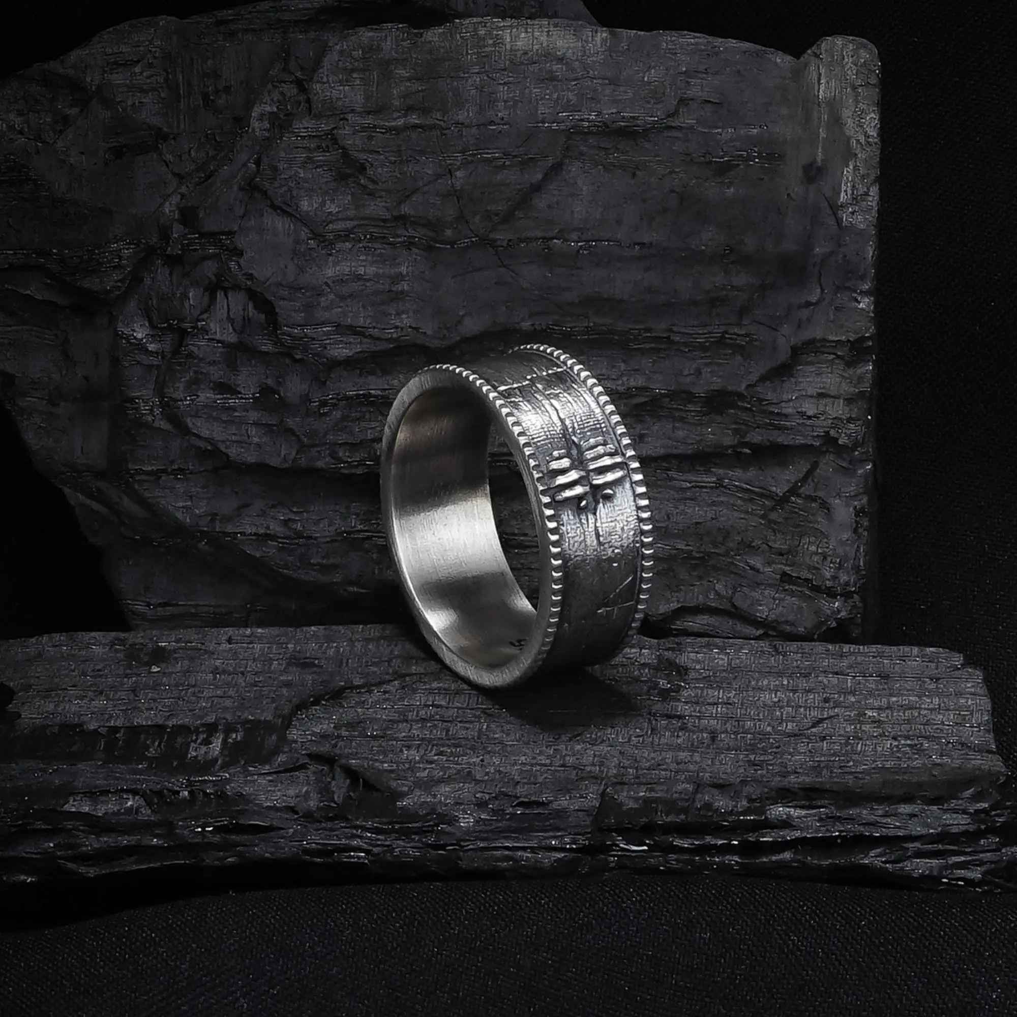 Mens Ring Gift, Gothic Jewelry, Trendy Band, Stylish Statement Piece, Unique Design