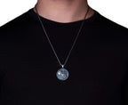 Sterling Silver Howling Wolf Necklace: Handmade Animal Pendant Men   Charmora Jewelry