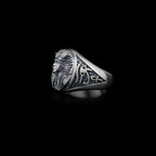 Sterling Silver Eye of Horus Ring: Ancient Egyptian Pharaoh Jewelry   Charmora Jewelry