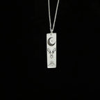 Night Court Velaris Sterling Silver Necklace: Bookish Mountain Pendant   Charmora Jewelry