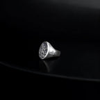 Sterling Silver Saint Michael Archangel Ring: Christian Protection Jewelry   Charmora Jewelry