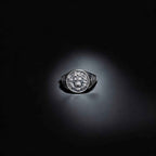 Sterling Silver Lion Head Ring: Handmade Animal Jewelry