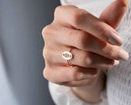Sterling Silver Heterosexual Symbol Ring: Gender Symbol Jewelry