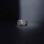 Sterling Silver Lion Head Ring: Handmade Animal Jewelry