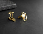 Sterling Silver Initials Cufflinks, Personalized Wedding Gift   Charmora Jewelry