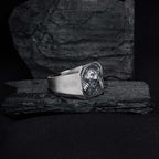 Oxidized Sterling Silver Bear Ring - Animal Lover Jewelry   Charmora Jewelry