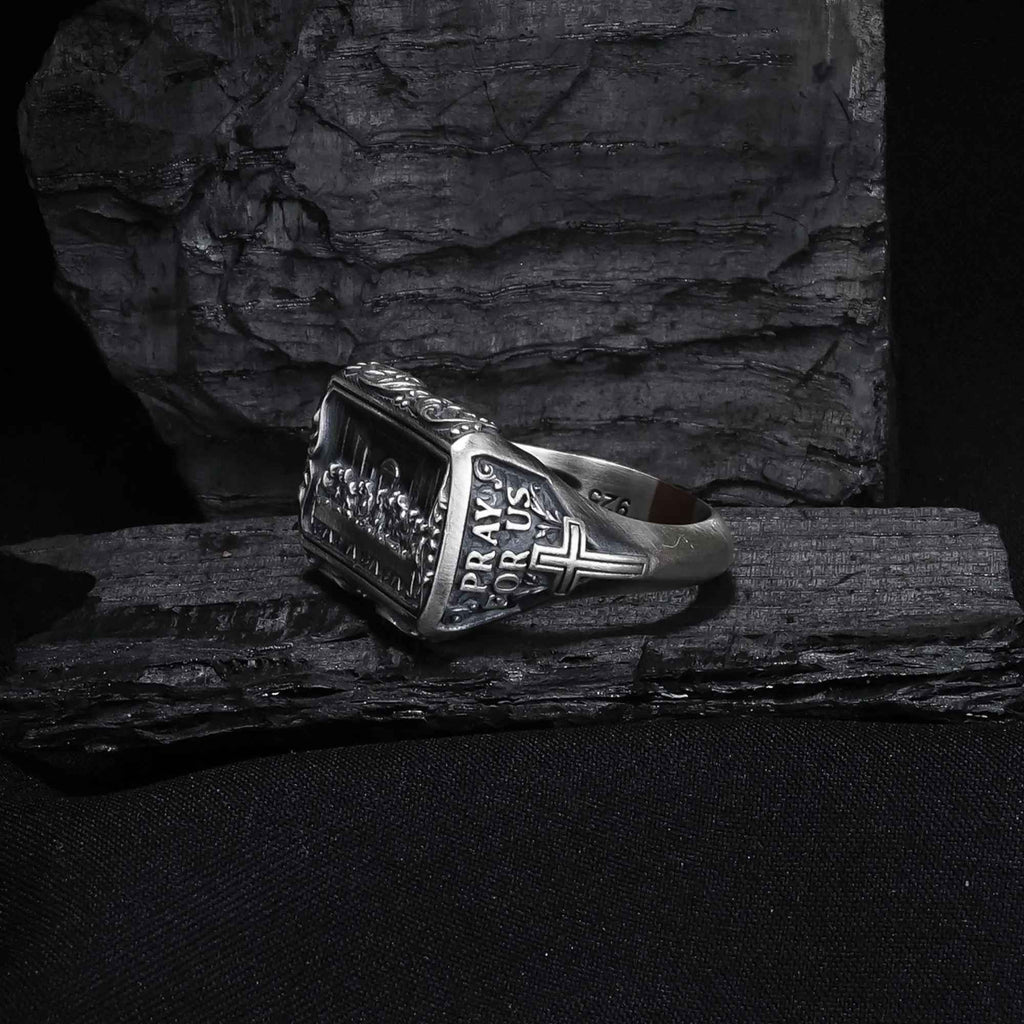Sterling Silver Last Supper Ring: Leonardo da Vinci Artwork