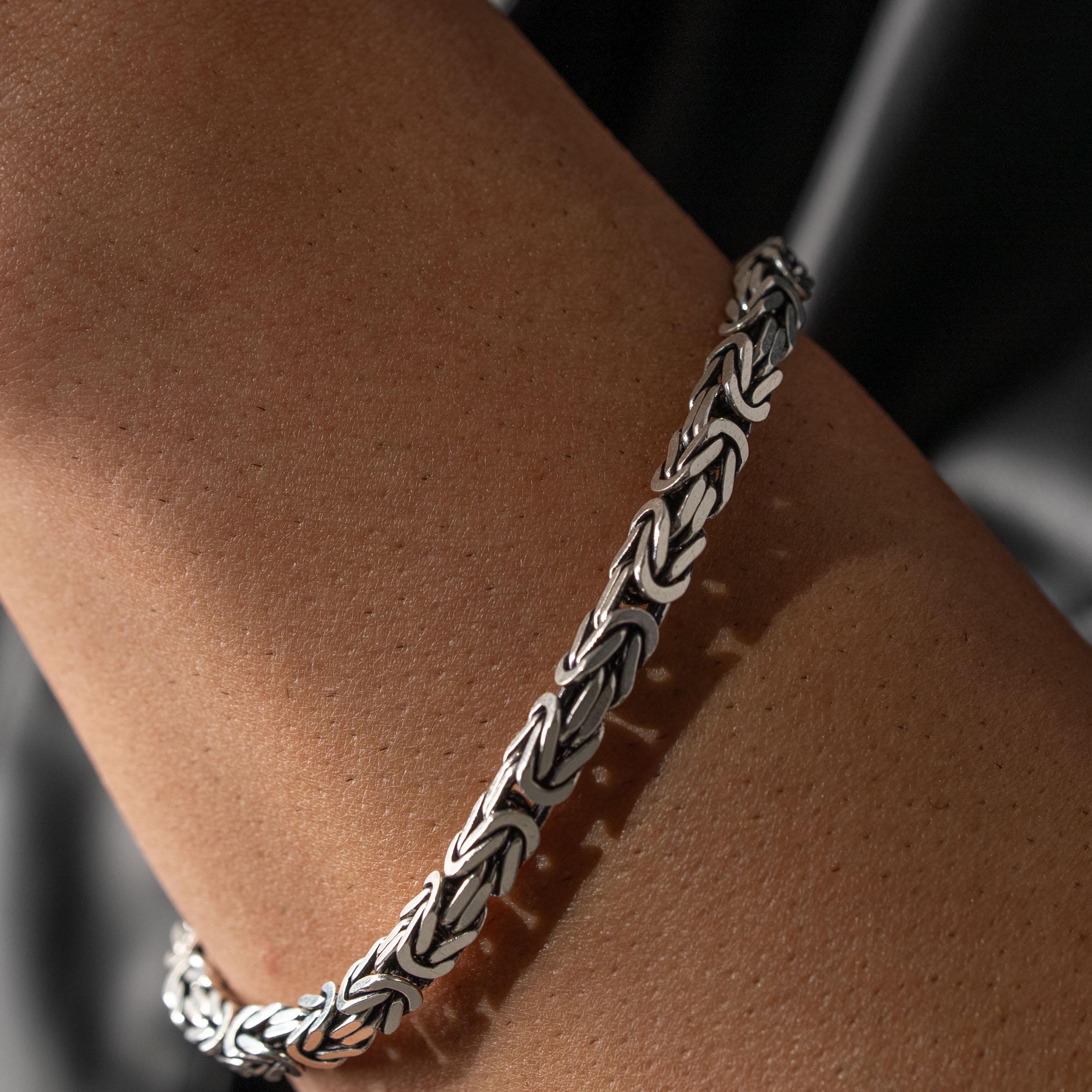 Byzantine King Link Bracelet  Bracelet  Charmora Jewelry