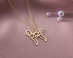Custom Dog Name Necklace: Sterling Silver Pet Memorial Jewelry