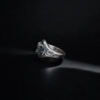 Sterling Silver Ram Ring: Aries Zodiac Jewelry for Men   Charmora Jewelry