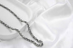 Handmade 925 Sterling Silver Mens Necklace, Elegant Unique Design