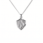 Spartan Warrior Shield Necklace  Necklace  Charmora Jewelry