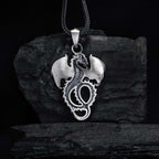 Sterling Silver Winged Dragon Necklace - Mens Pendant Jewelry   Charmora Jewelry