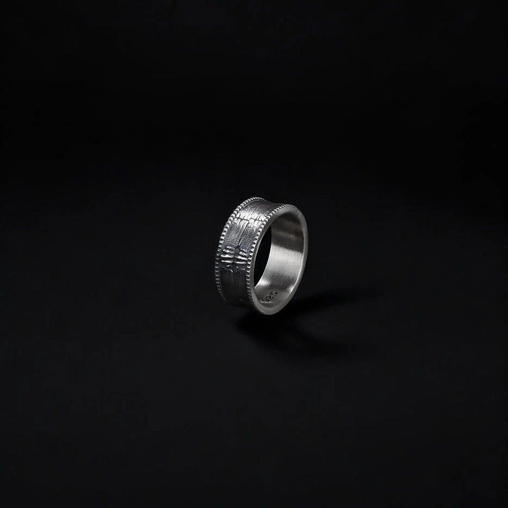 Mens Ring Gift, Gothic Jewelry, Trendy Band, Stylish Statement Piece, Unique Design   Charmora Jewelry