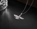 Sterling Silver Ahura Mazda Necklace: Zoroastrian Faravahar Pendant