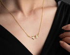 Minimalist Sterling Silver Tulip Necklace: White Opal Pendant