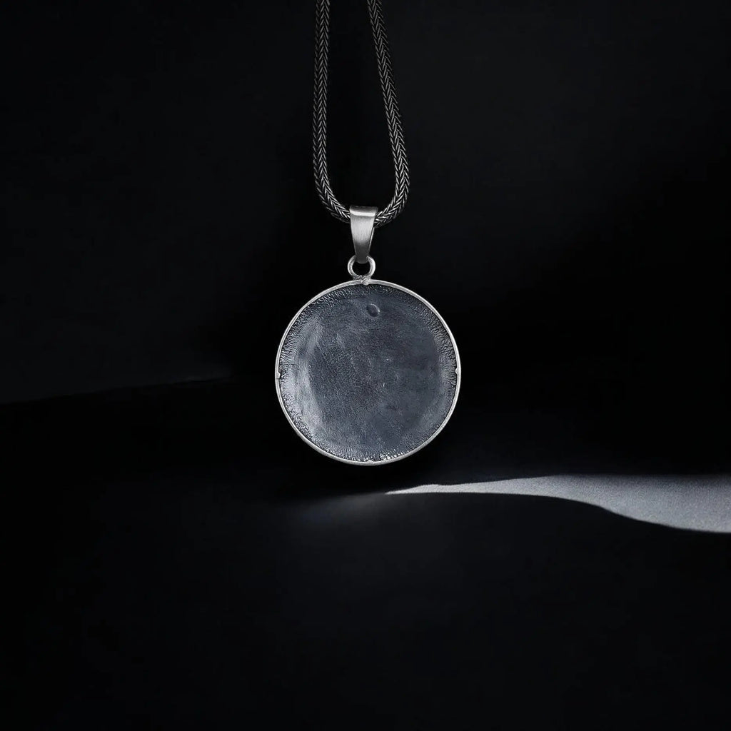 Sterling Silver Compass Necklace, Travel Jewelry Gift for Him   Charmora Jewelry