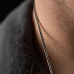 Fox Tail Structural Link Chain  Necklace  Charmora Jewelry