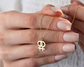 Gold Venus Symbol Necklace: Feminist Jewelry, Girl Power