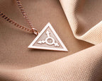 Sterling Silver Transgender Symbol Necklace: LGBT Pride Jewelry