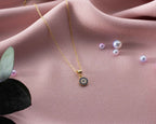 Sterling Silver Evil Eye Necklace: Protective Amulet Pendant