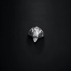 Sterling Silver Wolf Head Ring: Handcrafted Animal Jewelry   Charmora Jewelry