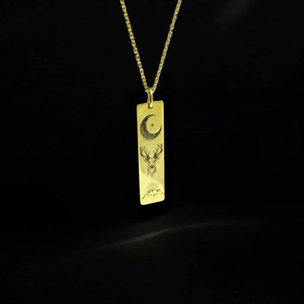 Night Court Velaris Sterling Silver Necklace: Bookish Mountain Pendant