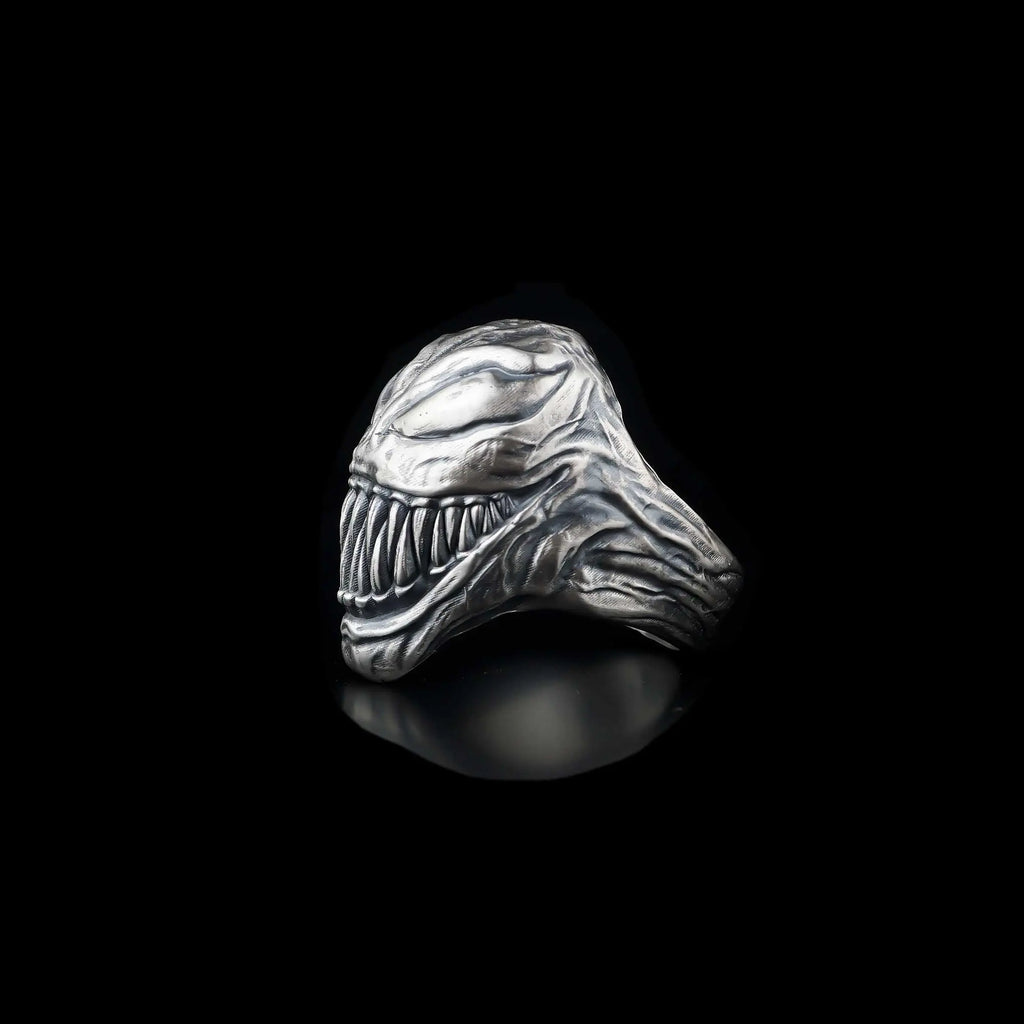 Venom Ring: Sterling Silver Gothic Snake Jewelry   Charmora Jewelry