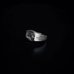 Sterling Silver Michelangelo Ring: Renaissance Art, Hand of God   Charmora Jewelry