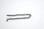 Oxidized Sterling Silver Bracelet for Men: Unique Design   Charmora Jewelry