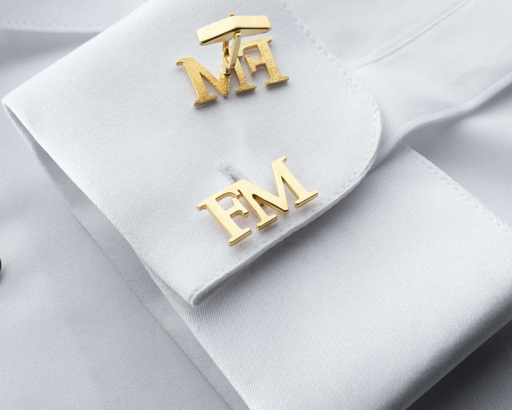 Personalized Sterling Silver Cufflinks: Wedding, Groomsmen Gift   Charmora Jewelry