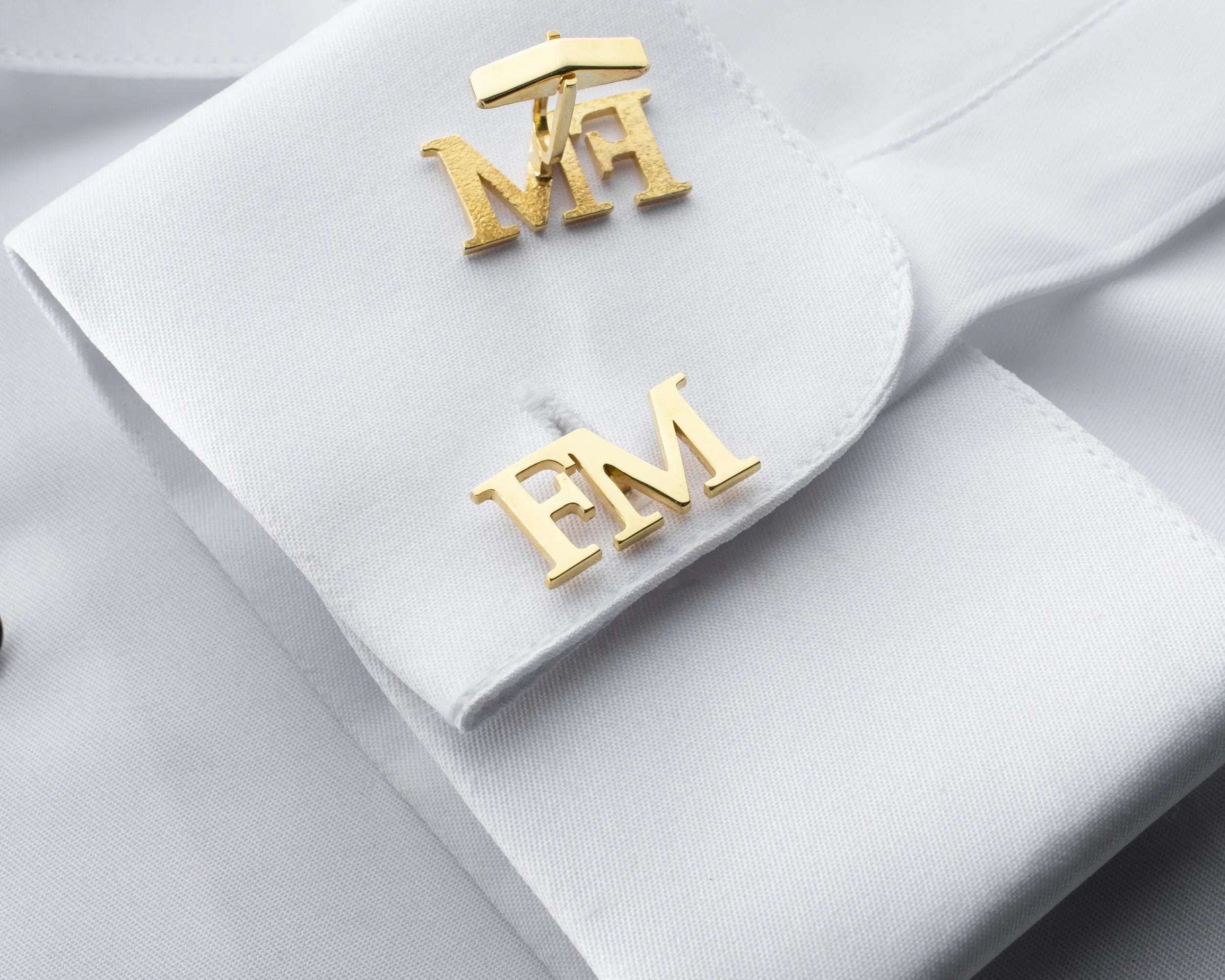 Personalized Sterling Silver Cufflinks: Wedding, Groomsmen Gift   Charmora Jewelry