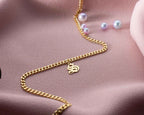 Personalized Initial Anklet: Sterling Silver Custom Letter Jewelry