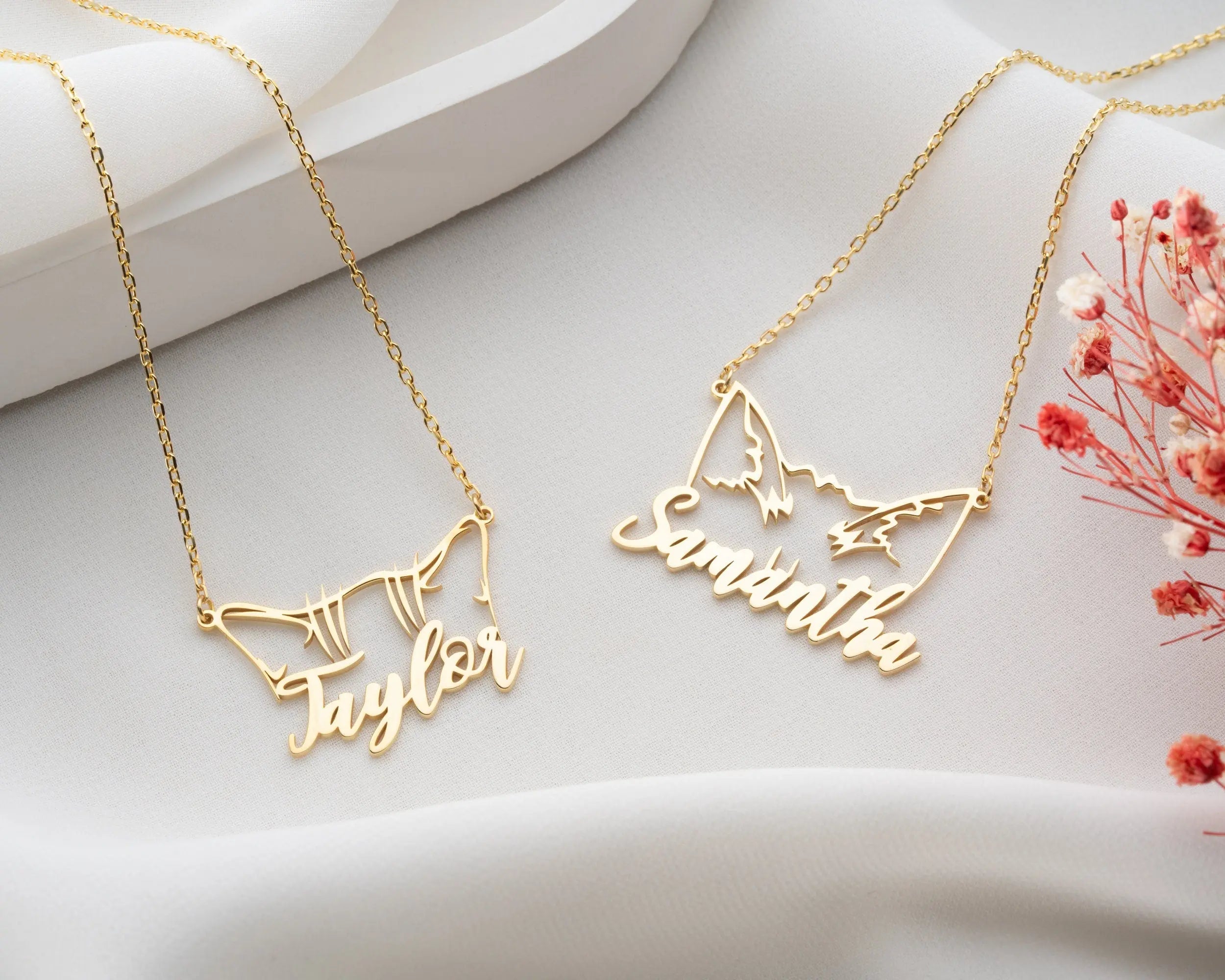 Collier personnalisé pour chat : Pendentif sur mesure en argent sterling