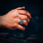 Oxidized Sterling Silver Bear Ring - Animal Lover Jewelry   Charmora Jewelry