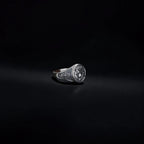 Sterling Silver Lion Head Ring: Handmade Animal Jewelry   Charmora Jewelry