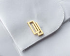 Sterling Silver Initials Cufflinks, Personalized Wedding Gift