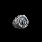 Sterling Silver Star Wars Ring: Jedi Order Symbol, Galactic Jewelry   Charmora Jewelry