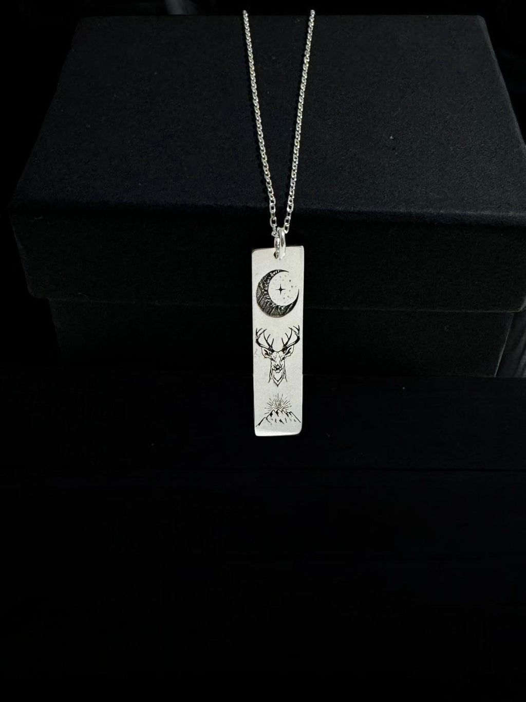 Night Court Velaris Sterling Silver Necklace: Bookish Mountain Pendant