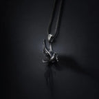 Sterling Silver Dove Necklace: Handmade Peace Symbol Pendant   Charmora Jewelry