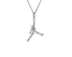 Handmade Sterling Silver Basketball Player Pendant Necklace   Charmora Jewelry