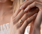 Sterling Silver Lesbian Symbol Ring: LGBTQ Pride Jewelry