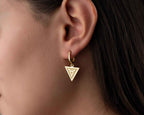 Sterling Silver Transgender Symbol Earrings: LGBTQ Pride Jewelry
