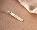 Sterling Silver Roman Numeral Necklace: Custom Date Pendant
