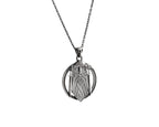 Handmade Sterling Silver Viking Warrior Pendant Necklace   Charmora Jewelry