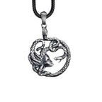 Sterling Silver Medusa Pendant Necklace: Greek Mythology Jewelry Gift