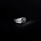 Sterling Silver Michelangelo Ring: Renaissance Art, Hand of God   Charmora Jewelry