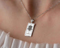 Sterling Silver Zodiac Sign Necklace: Personalized Horoscope Pendant