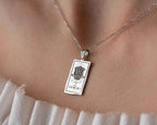 Sterling Silver Zodiac Sign Necklace: Personalized Horoscope Pendant